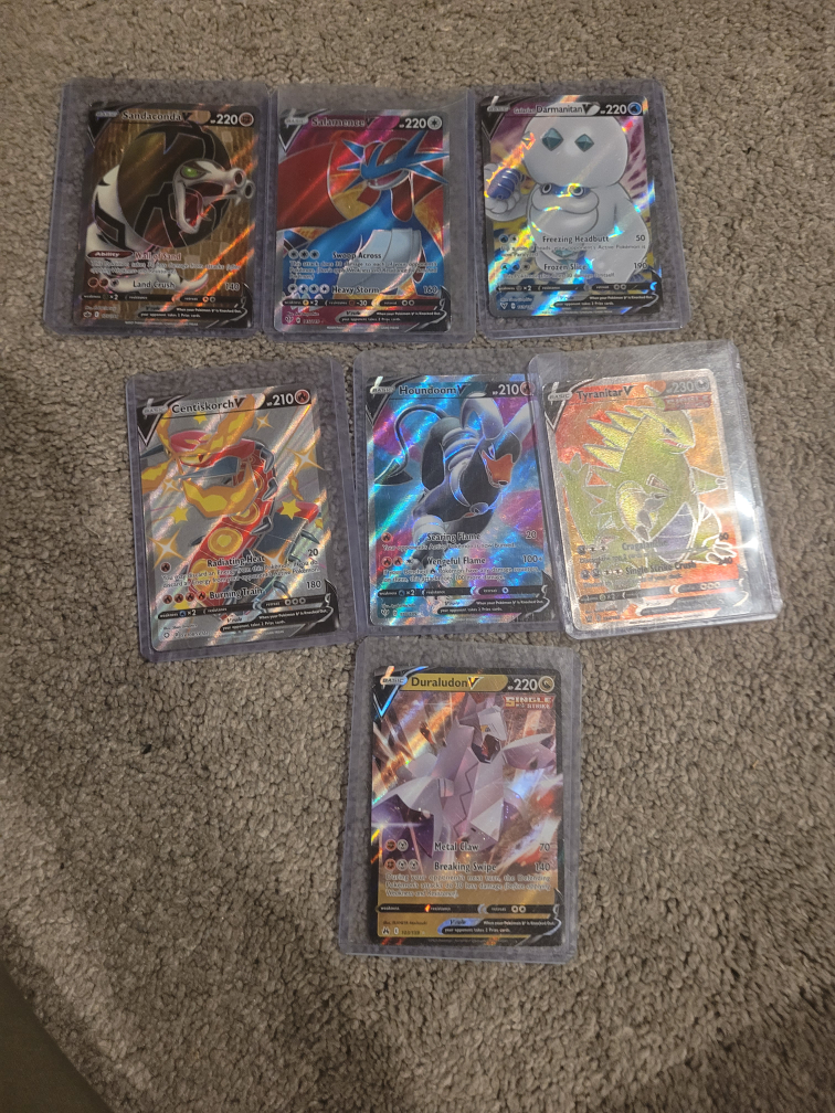 Pokemon Cards -  Bulk Lot of 7 nice started collectibles