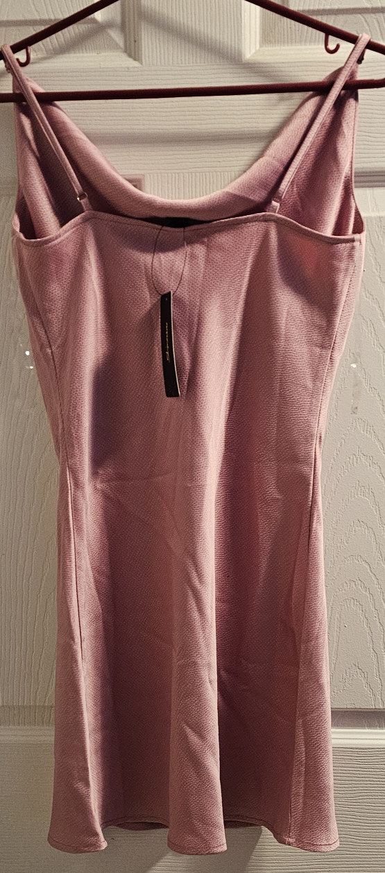 Dusty Rose Mini Slip Dress - Size M - photo 5