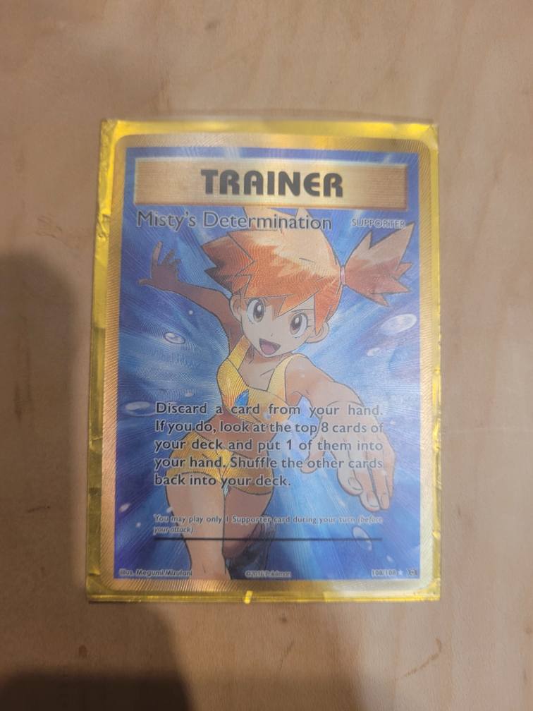 Pokemon Card - Misty's Determination full art