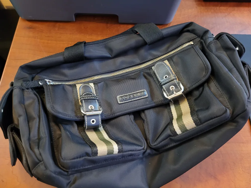 Rosetti Black Messenger Bag image indicator(2)