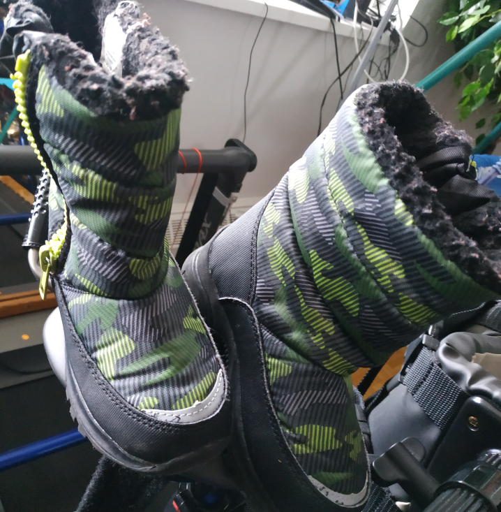 Kids' Size 12 Winter Boots - Camo Pattern