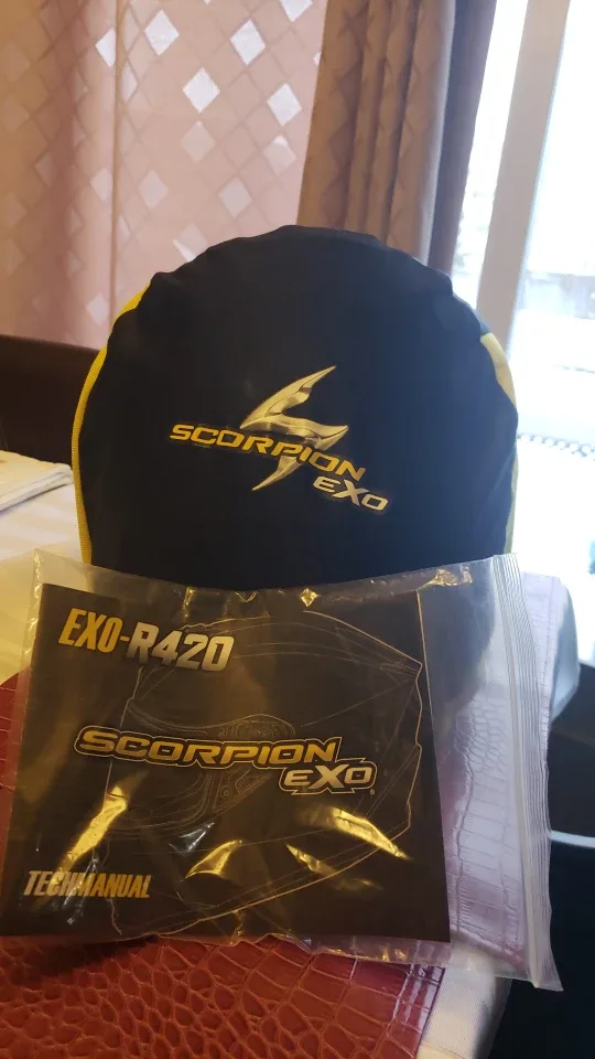 Scorpion Exo-R420 Motorcycle Helmet - Matte Black - Size Medium image indicator(3)