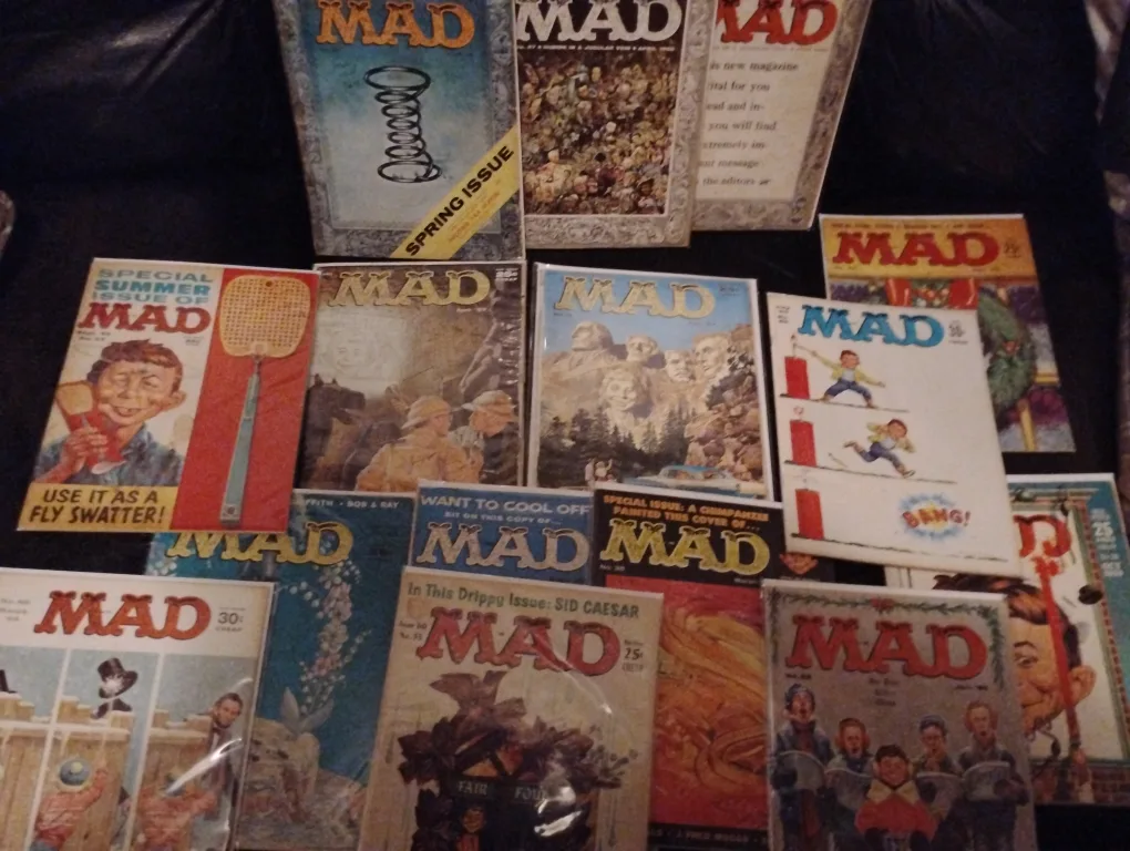Collection of Vintage MAD Magazines image indicator(2)