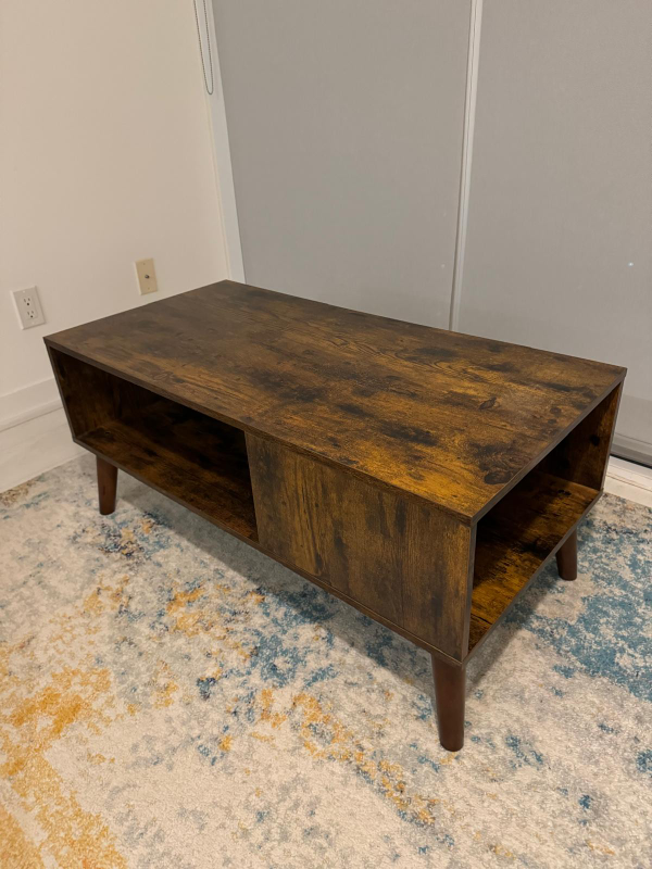 Wayfair Wooden Coffee Table with Storage - photo 3