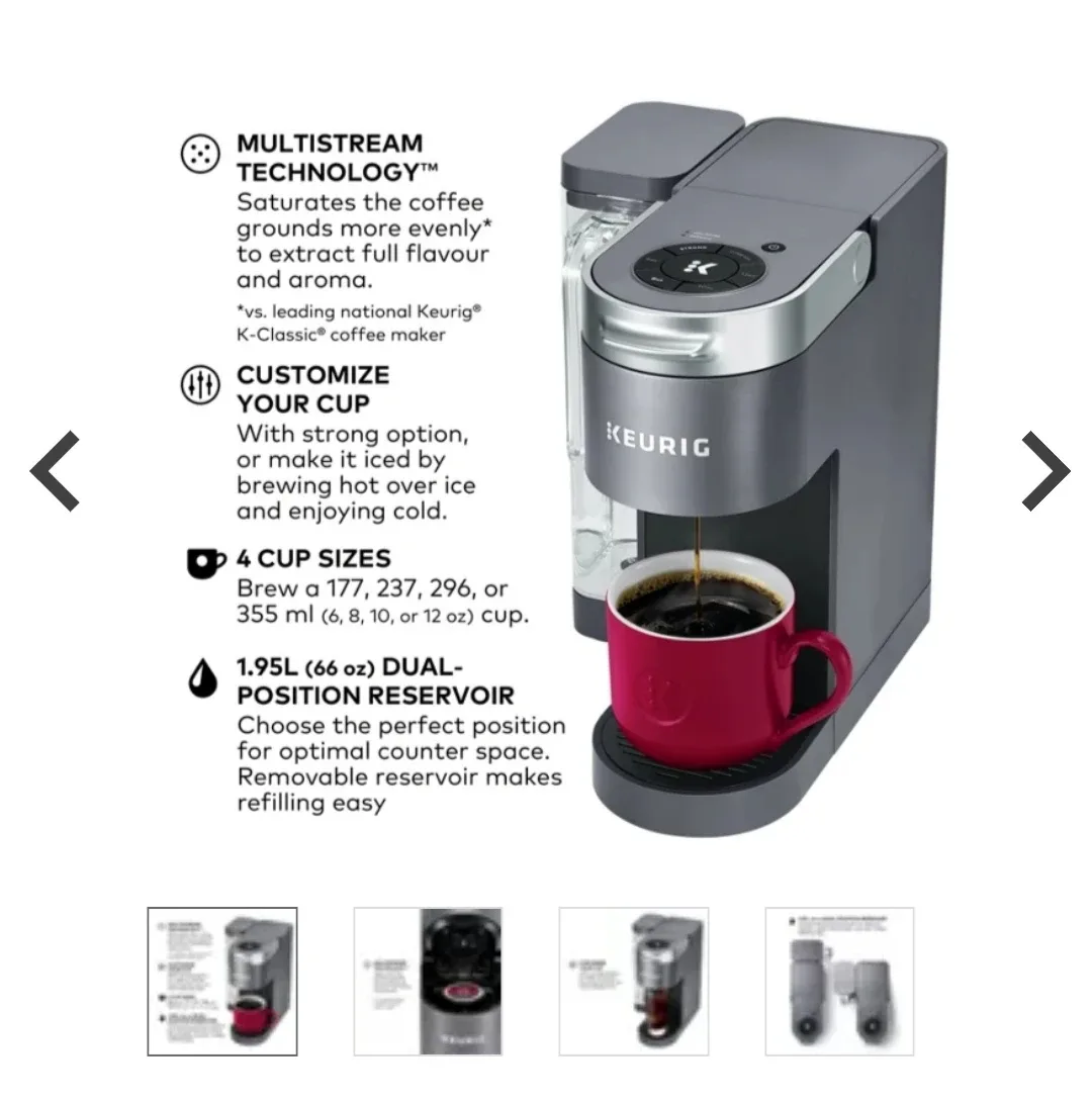 New in box Keurig K-Supreme Coffee Maker image indicator(2)