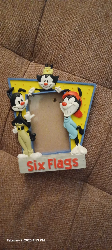 Vintage Six Flags Animaniacs Photo Frame thumbnail