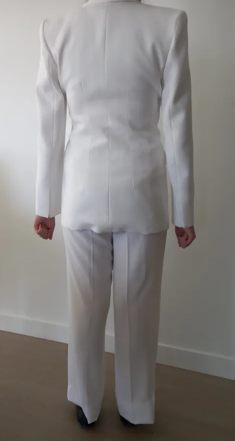 Women's Zara White Blazer and Trouser Suit image indicator(2)