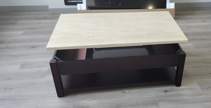 Lift-Top Coffee Table with Storage - photo 2