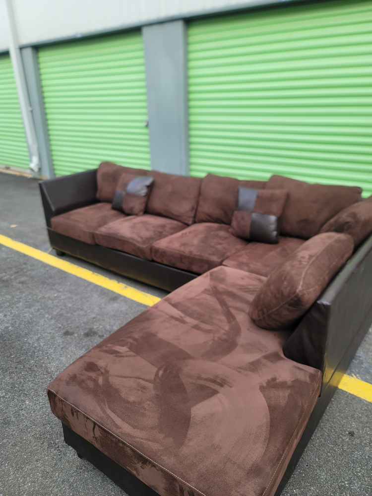 Brown Sectional Sofa