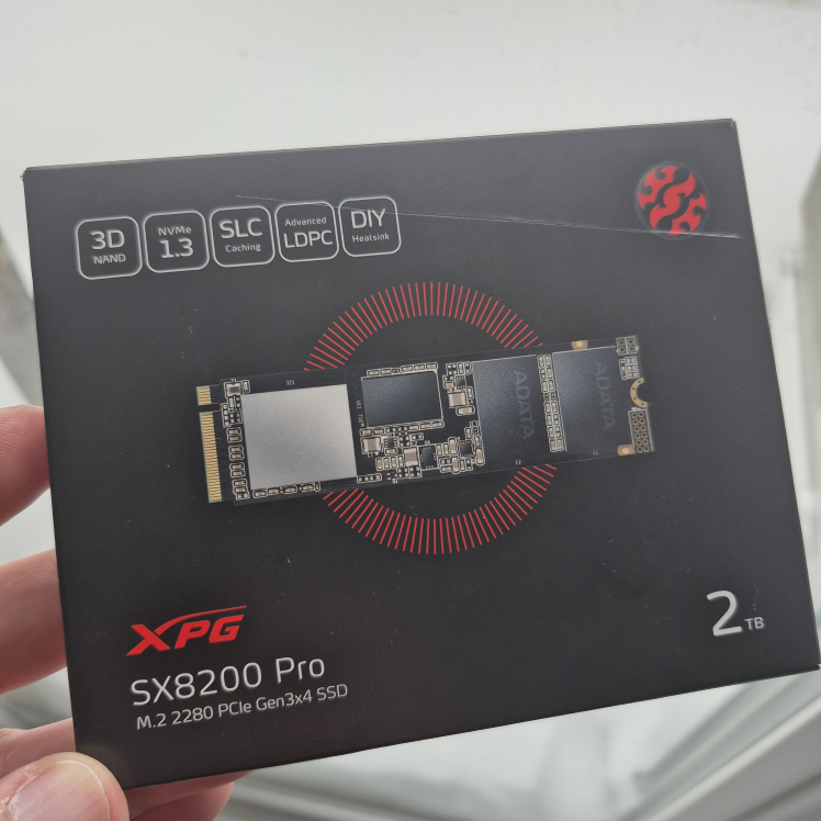 XPG SX8200 Pro 2TB M.2 2280 PCIe Gen3x4 SSD