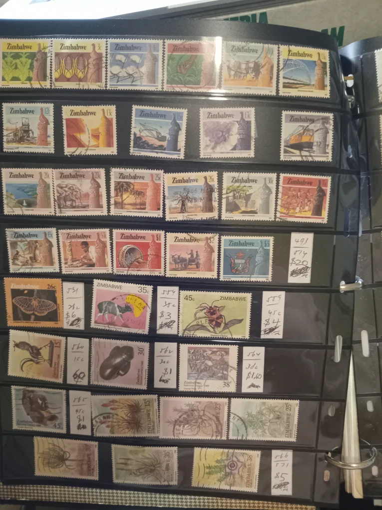 Collection of Zimbabwe Postage Stamps image indicator(2)