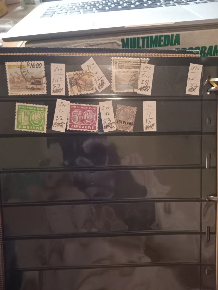 Collection of Zimbabwe Postage Stamps image indicator(4)