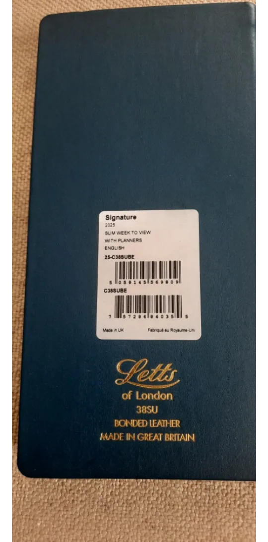 2025 Letts of London Weekly Planner - Classic Slim image indicator(3)