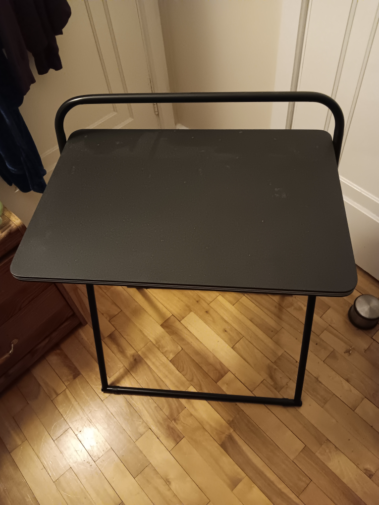 Black Foldable Laptop Table