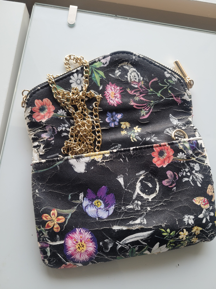 Floral crossbody bag