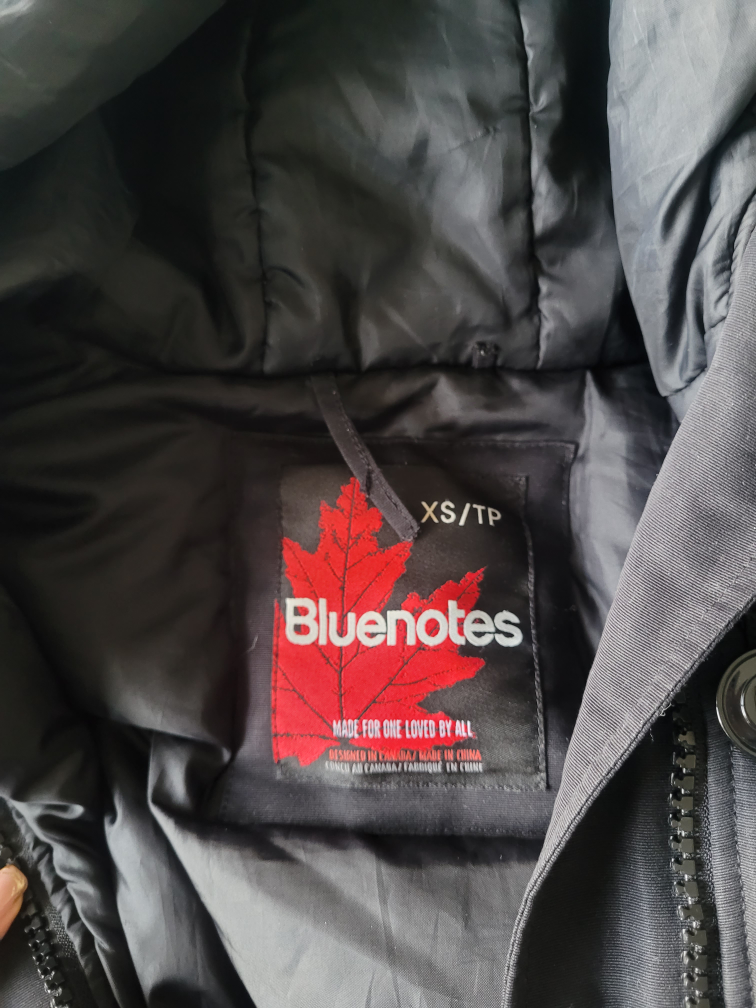 Bluenotes Women's Black Winter Parka Jacket - Size XS
