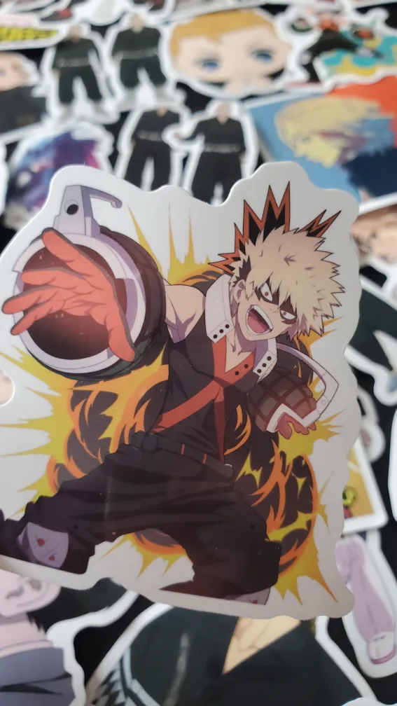 100 pcs Anime Sticker mix Pack image indicator(3)