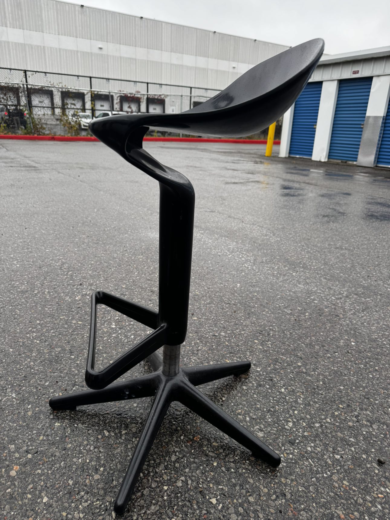 Egg shape bar stool Mcm design - photo 5