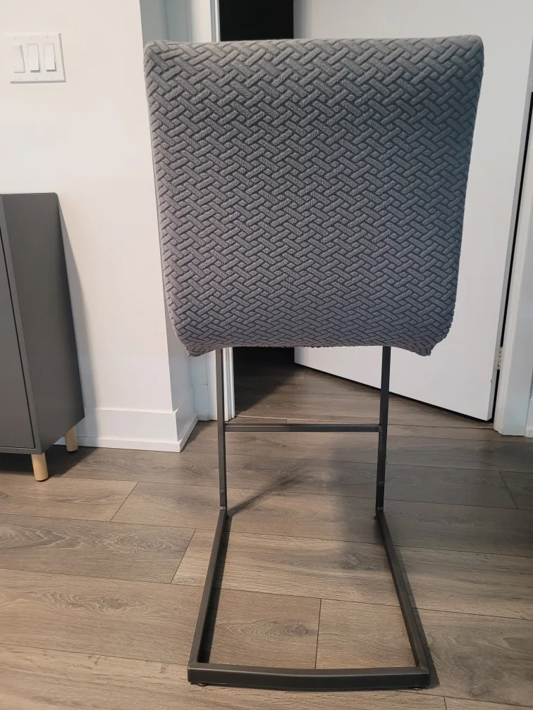 Grey Fabric Counter Stool image indicator(4)