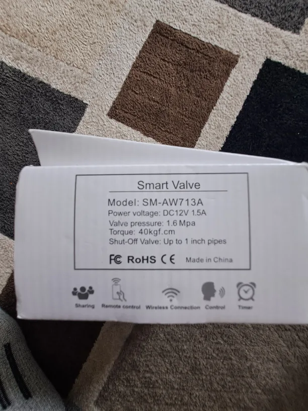 WiFi Smart Valve Controller For Water Gas Auto Shut ON Off AS/ES image indicator(3)