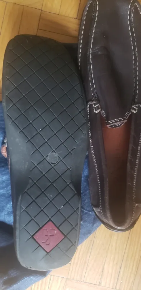 Men's Donald J Pliner Brown Leather Loafers image indicator(4)