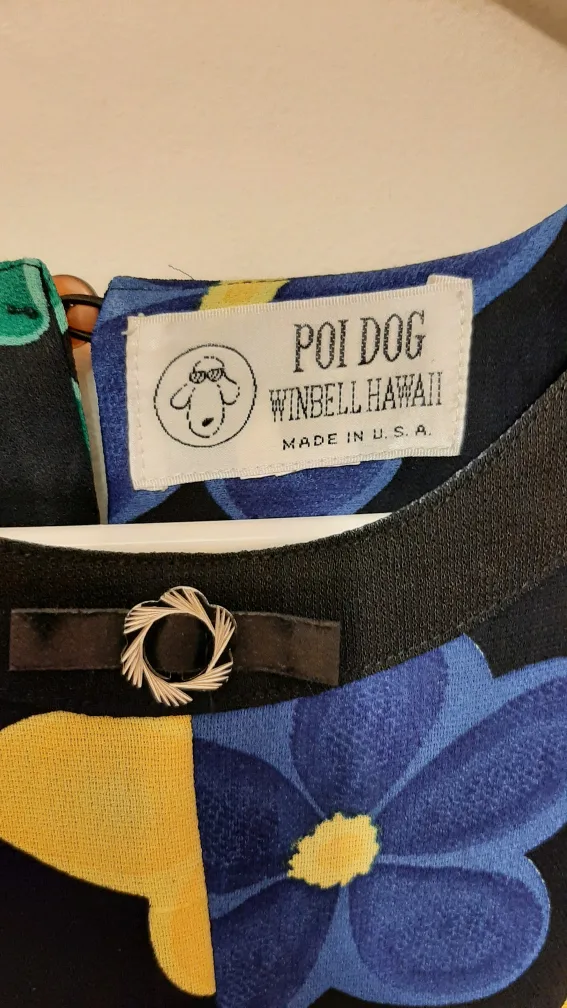 Vintage Poi Dog Winbell Hawaii Blouse image indicator(2)