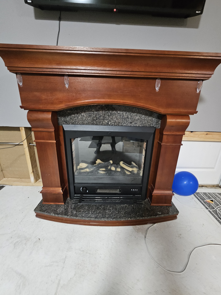 Electric Fireplace Mantel