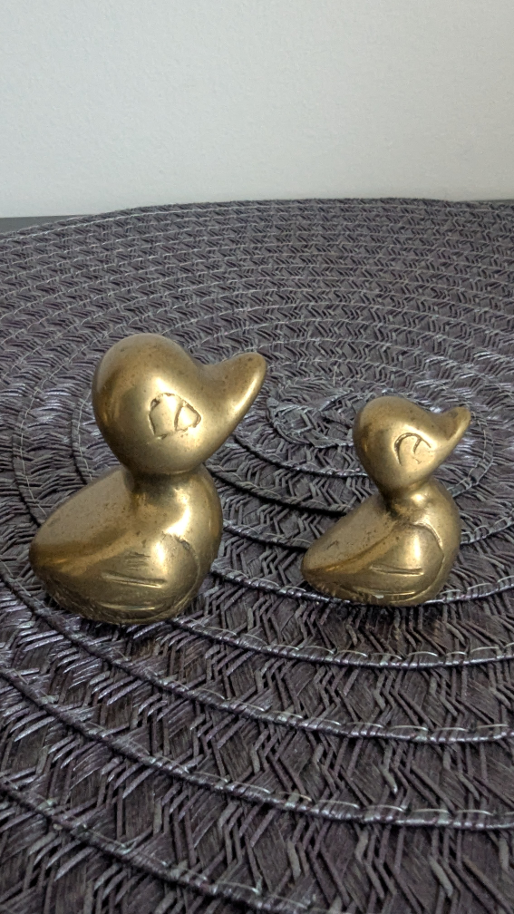 Vintage Brass Duck Figurines - Set of Three - photo 5