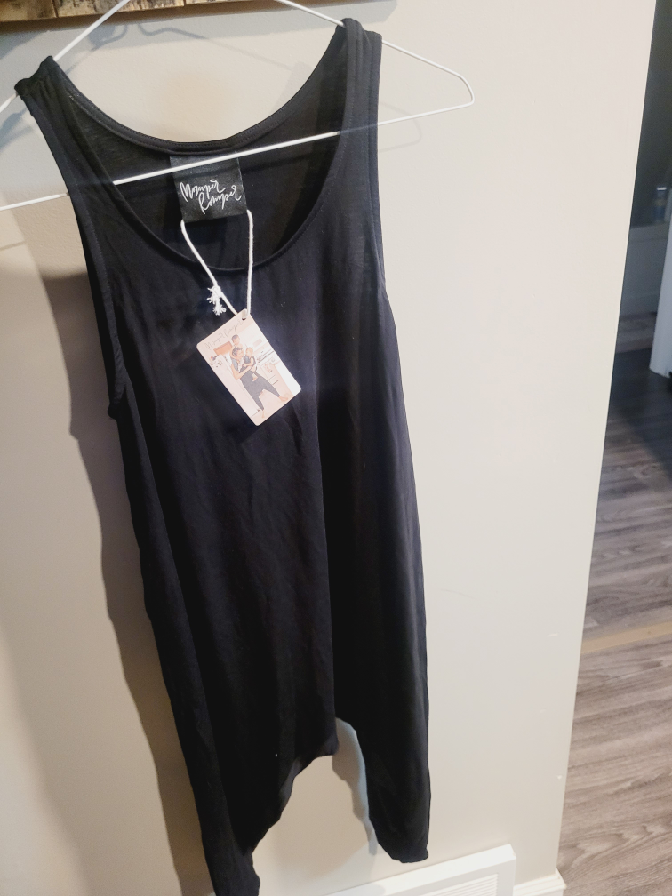Mama & Lou Lou Black Tank Jumpsuit #freecycle