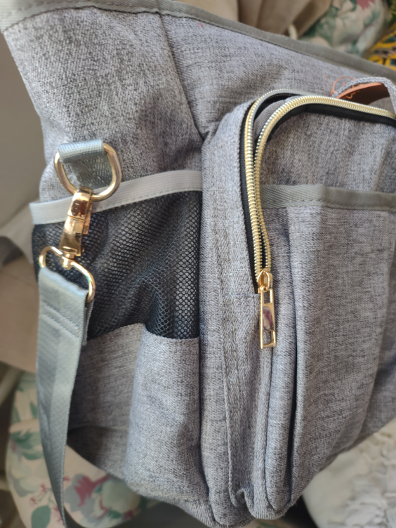 RABJER Grey Diaper Bag with Multiple Pockets - photo 4