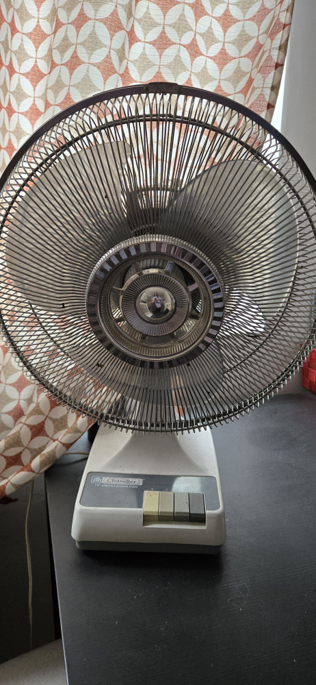 Vintage Chandler 12" Oscillating Fan