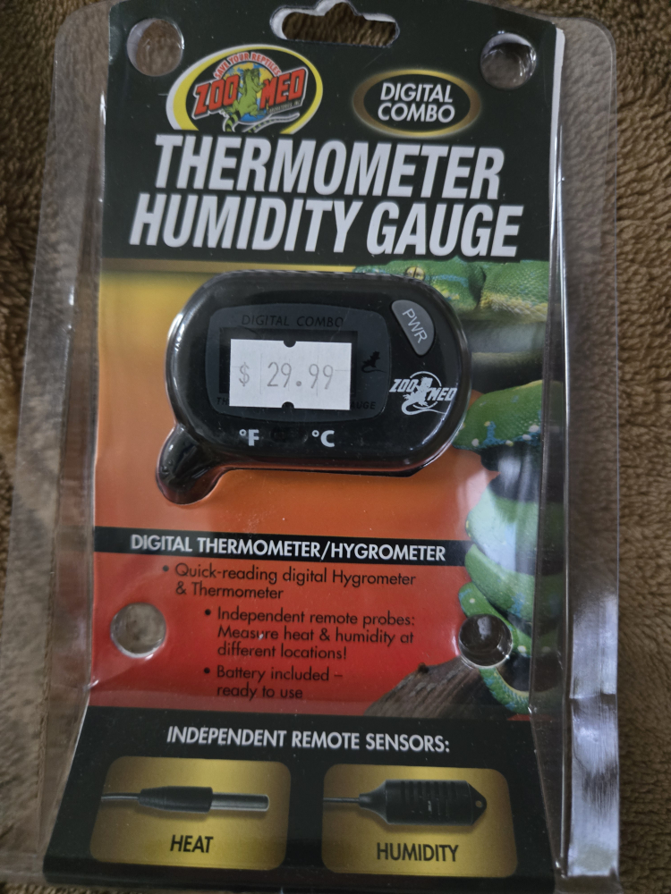 Zoo Med Laboratories Digital Thermometer/Hygrometer Combo Gauge