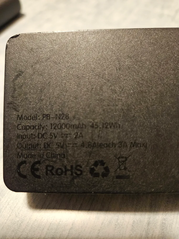 AUKEY PB-N28 12000mAh Power Bank charger 🏈 image indicator(3)