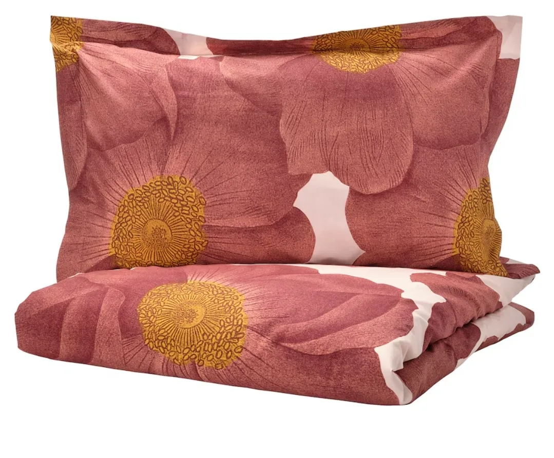 IKEA SVARTKLINT King Duvet Cover Set image indicator(2)