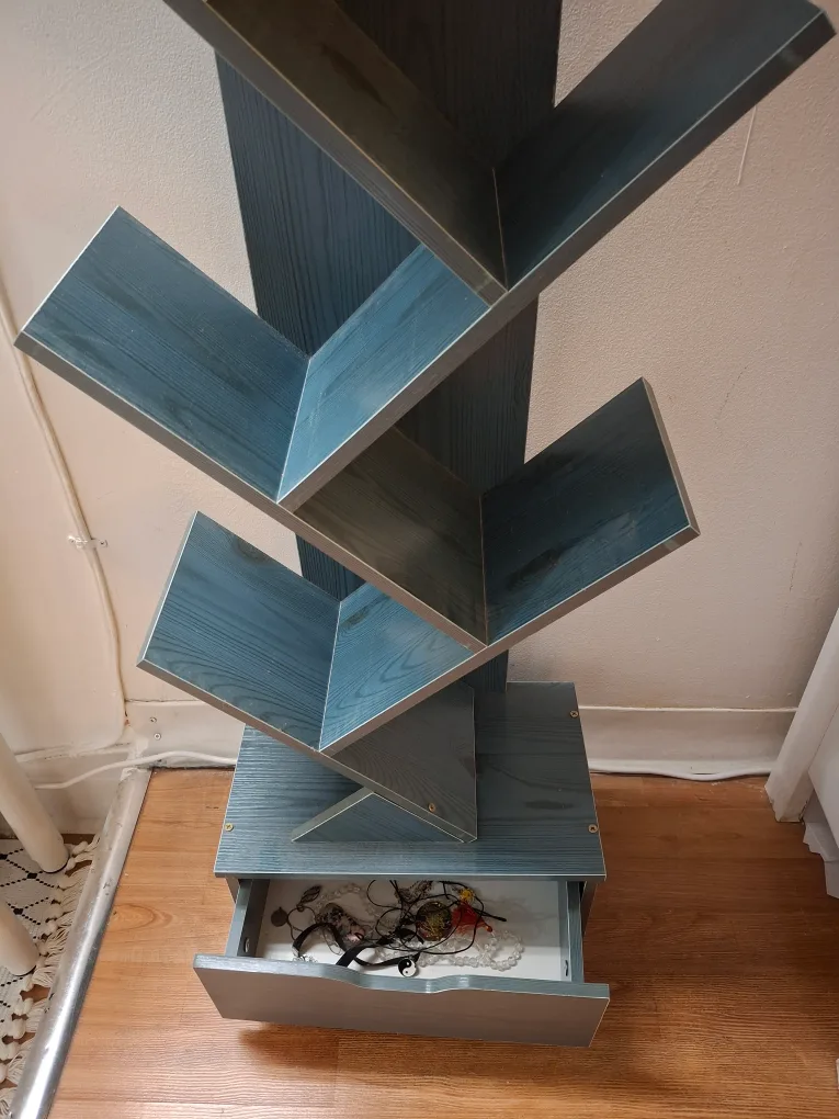 Rolanstar Bookshelf. Zig-zag Book Stand image indicator(3)