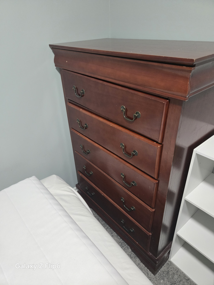 Tall Wooden Chest of Drawers