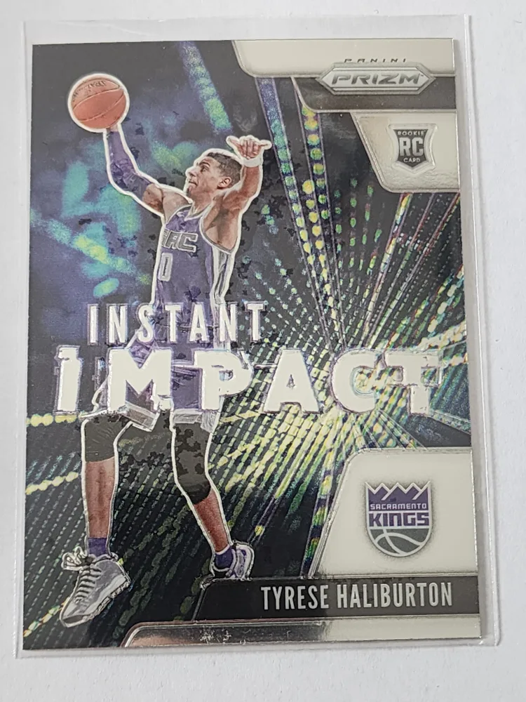 2020-21 Panini Prizm Tyrese Haliburton Rookie Card #9 🏈 thumbnail