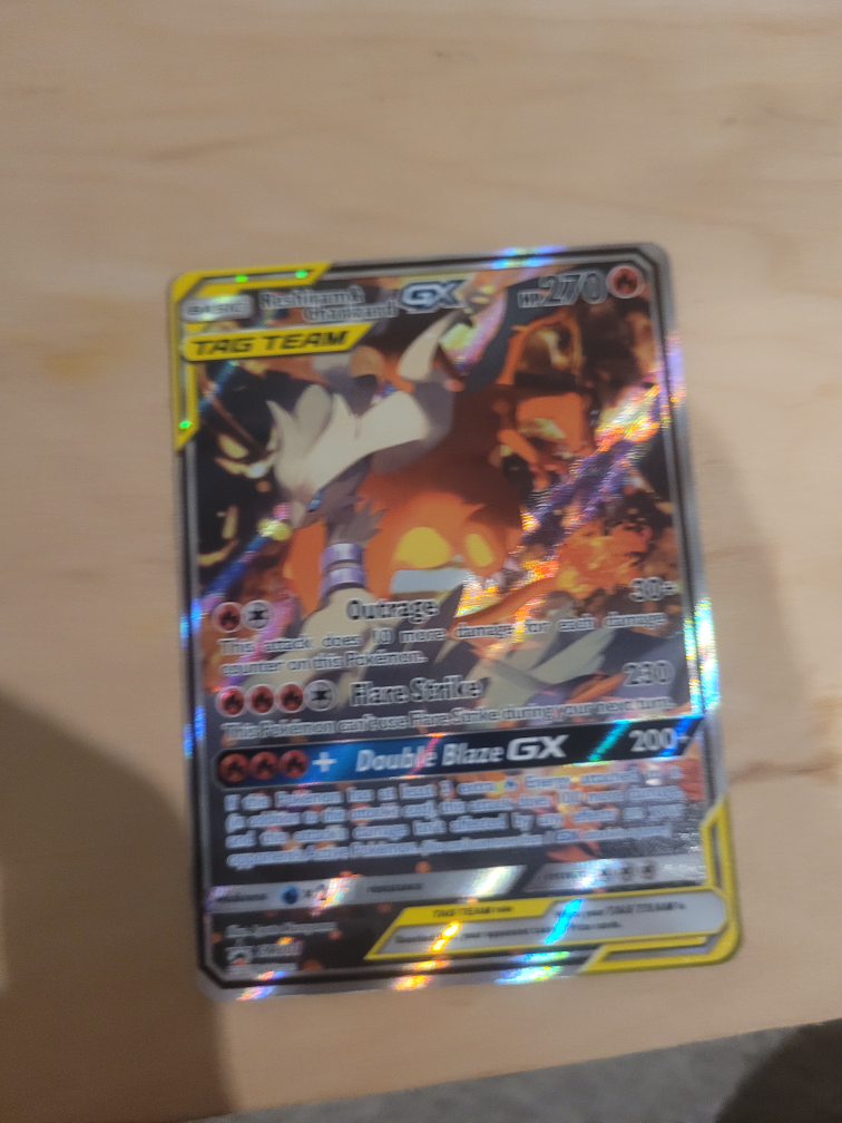 Pokemon TCG Reshiram & Charizard GX Tag Team Card - photo 3
