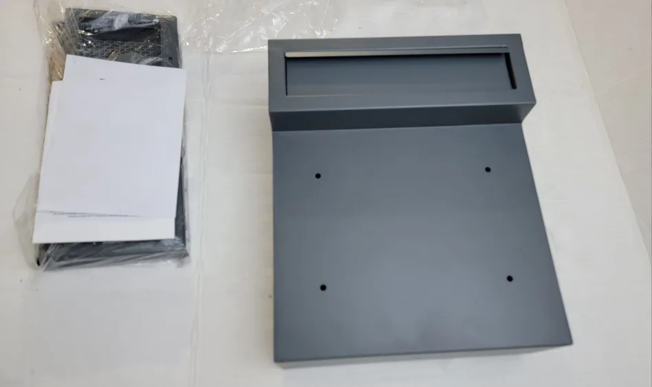 VEVOR Key Drop Box Mailbox w/ Combo Lock, Dark Gray image indicator(5)