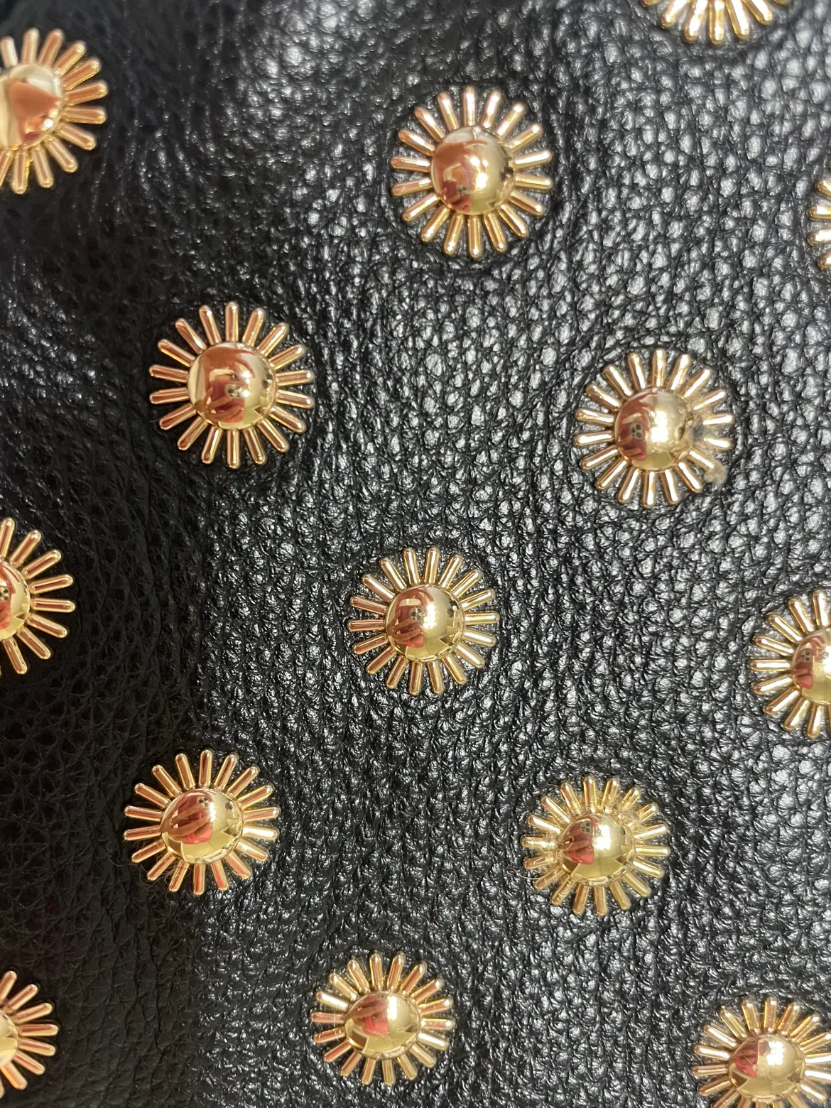 Micheal Kors Ginny Studded leather crossbody bag image indicator(4)