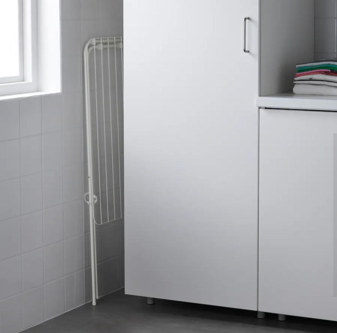 Foldable Clothes Drying Rack - White - photo 2