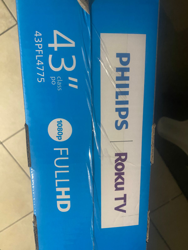 Philips 43" 4775 Series Roku TV - Brand New in Box - photo 4