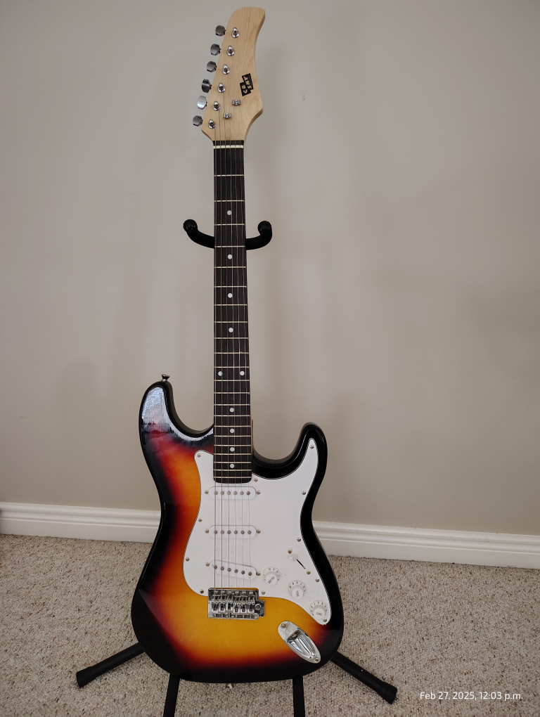 Sunburst Electric Guitar