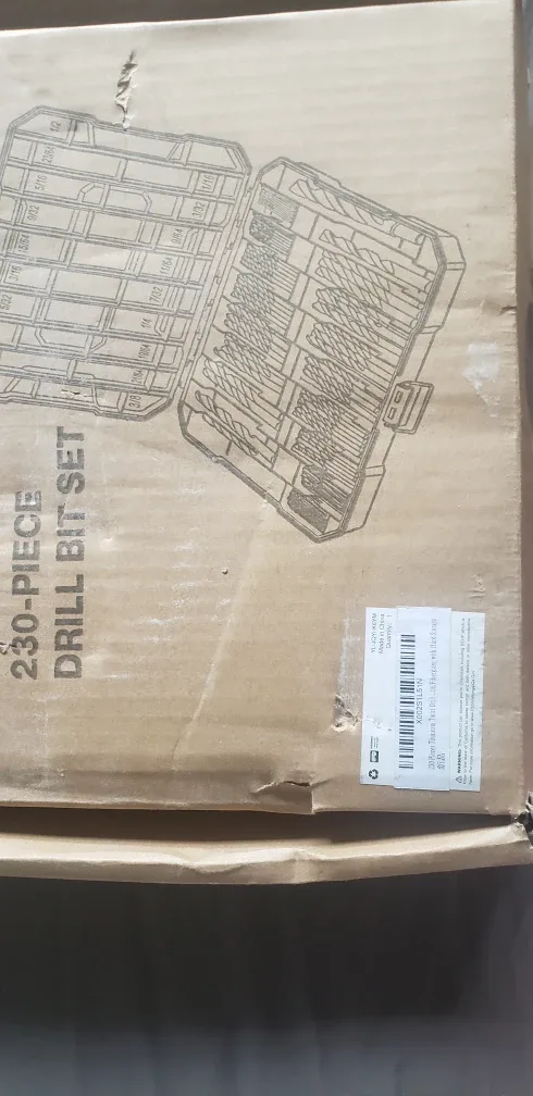 230-Piece Drill Bit Set with Case image indicator(2)