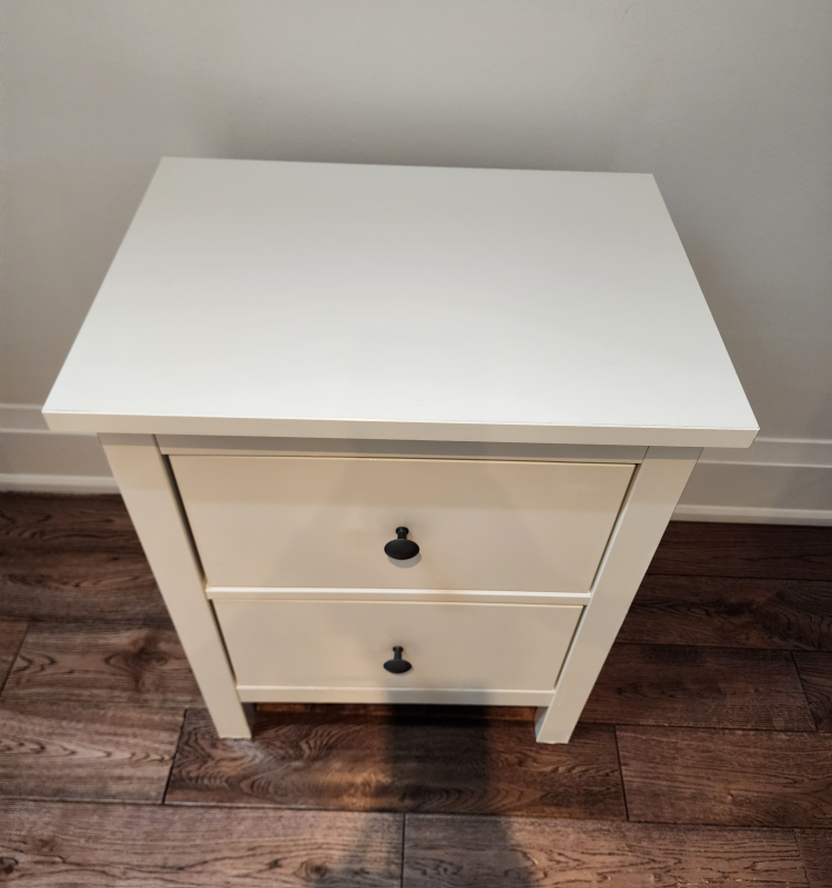 Ikea HEMNES 2-drawer chest, white - photo 3