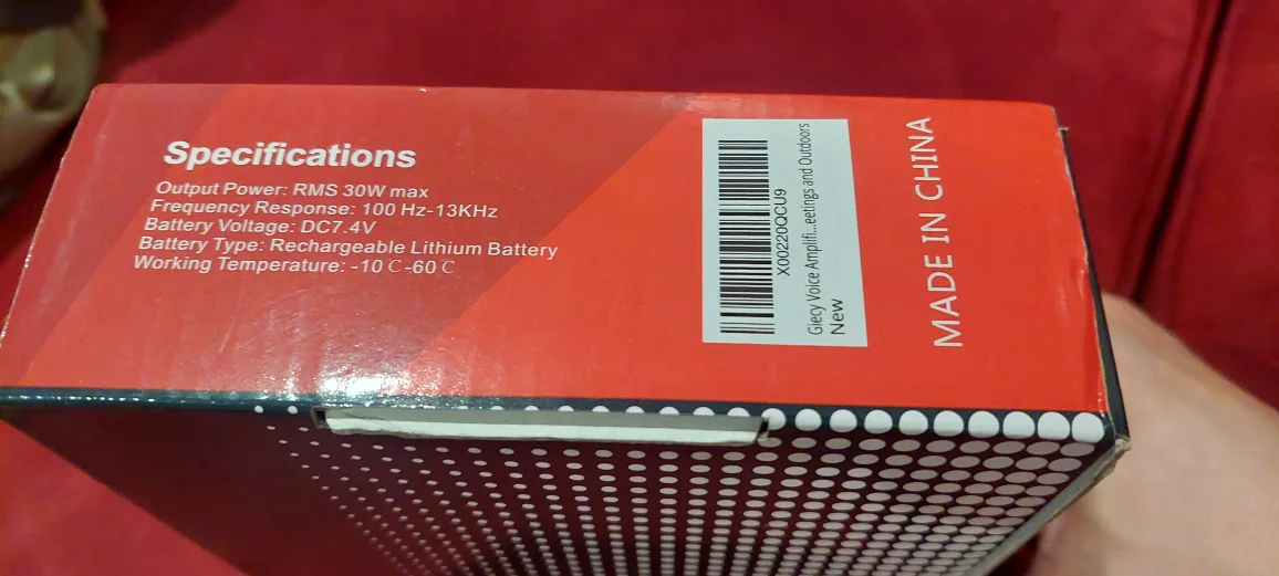 Giecy G300 Portable Voice Amplifier image indicator(2)