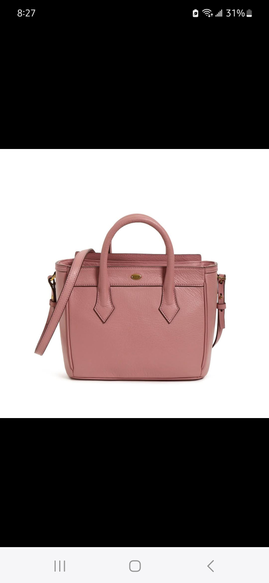 Rabeanco Pink Leather Handbag