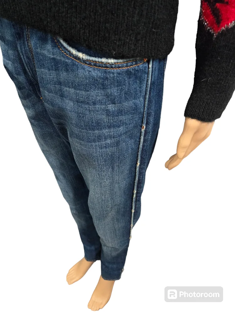 Women's Isabel Marant Distressed Slim-Fit Jeans Size S(4-6) image indicator(6)