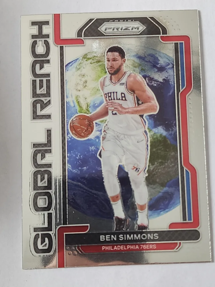 2021-22 Panini Prizm Global Reach Simmons #5 Basketball Card 🏈 thumbnail