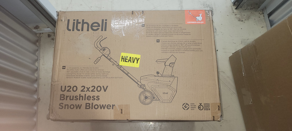 LithEli 20-inch 2x20V Cordless Snow Blower - photo 2